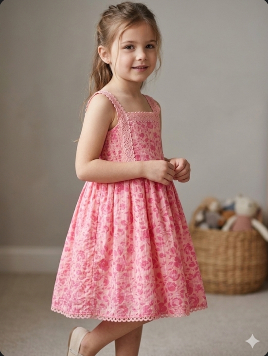 Joie Other - Joie Kids Pink Floral Sleeveless Dress 6 Y